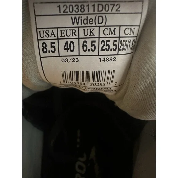 Brooks Adrenaline GTS 23 Women's Running Shoes Size 8.5 D Wide Black Purple - Picture 10 of 10